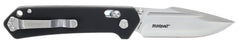 AUS-8 blade close-up on Schrade Delta Divergent