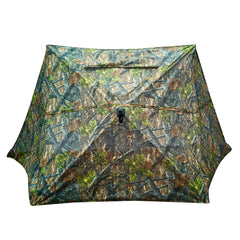 AUSCAMOTEK adjustable side panels angled to customize concealment and field of view.