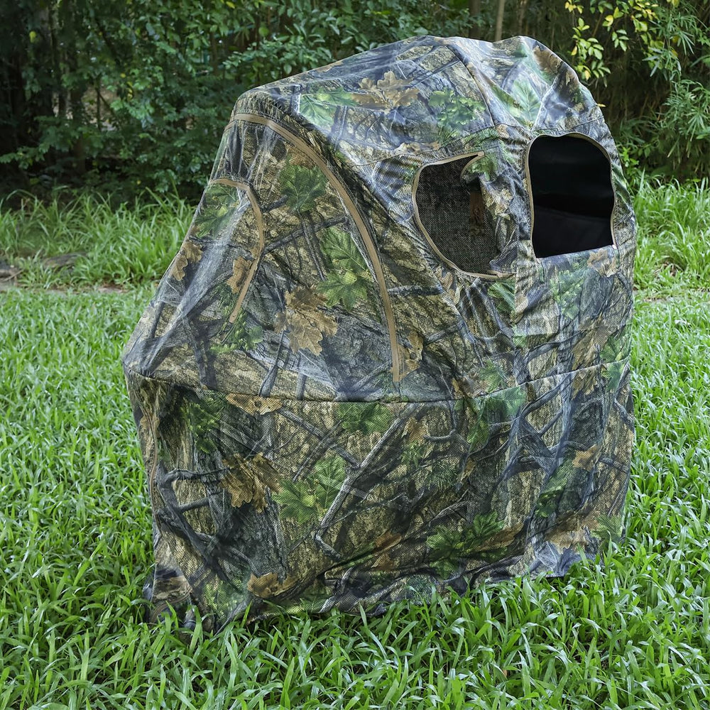 AUSCAMOTEK breathable mesh fabric keeps you cool during long waits in the blind.