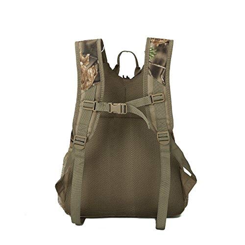 AUSCAMOTEK Camo Backpack water-repellent coating protects gear in wet conditions
