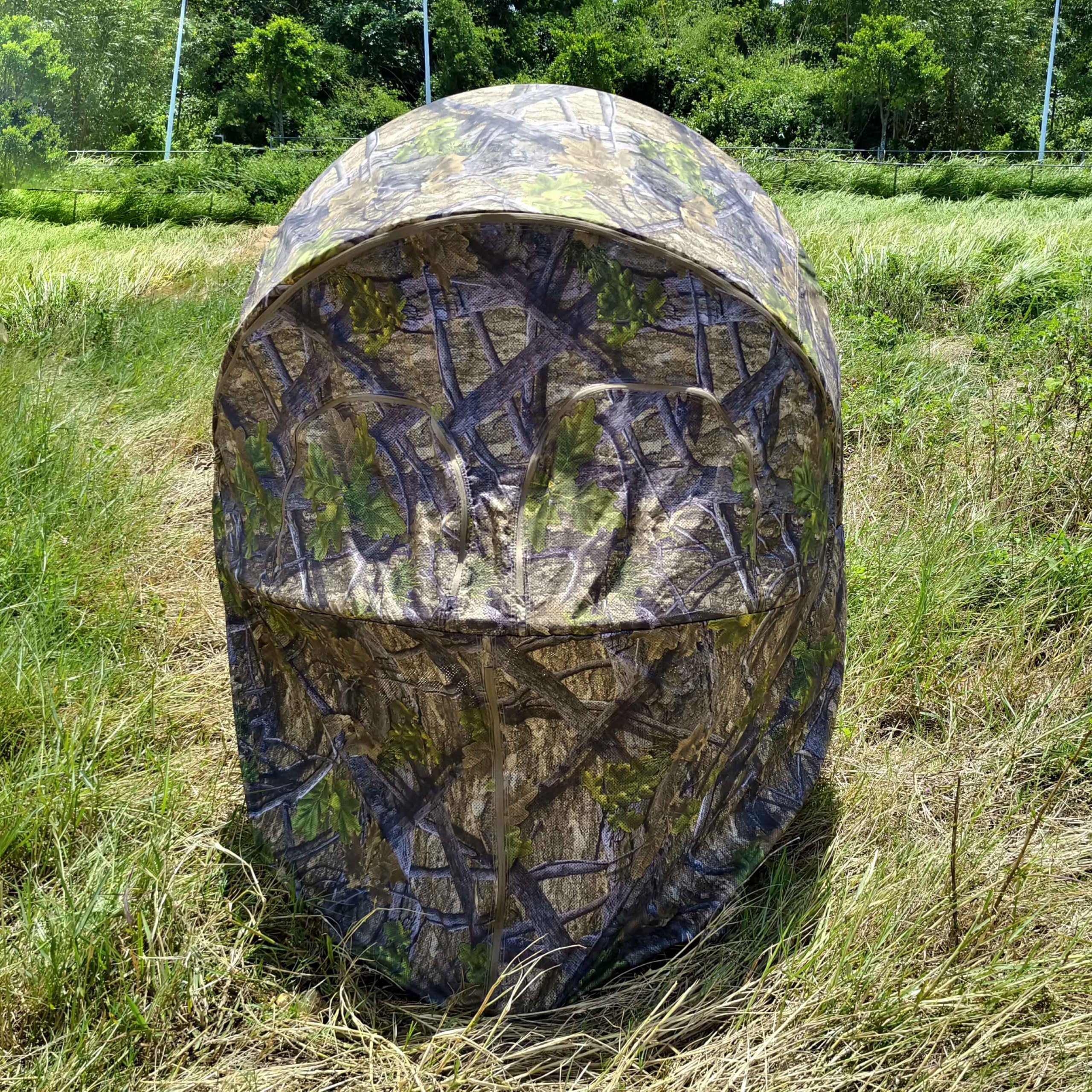 AUSCAMOTEK deer-turkey-predator-hunting-application supports versatile ground blind setups