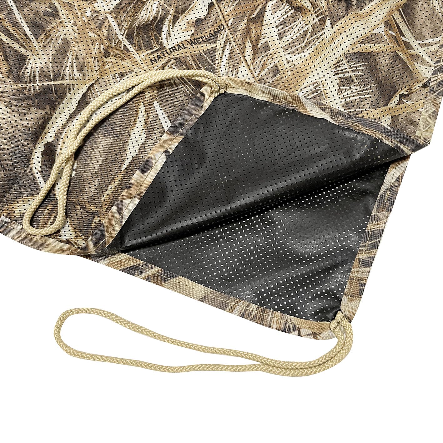 AUSCAMOTEK dry grass pattern camouflage closeup highlights natural concealment texture