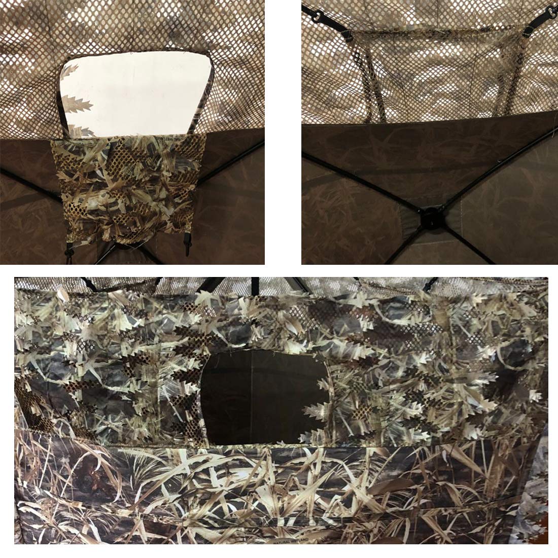 AUSCAMOTEK forest-wetland camo pattern helps you blend from trees to grasses.