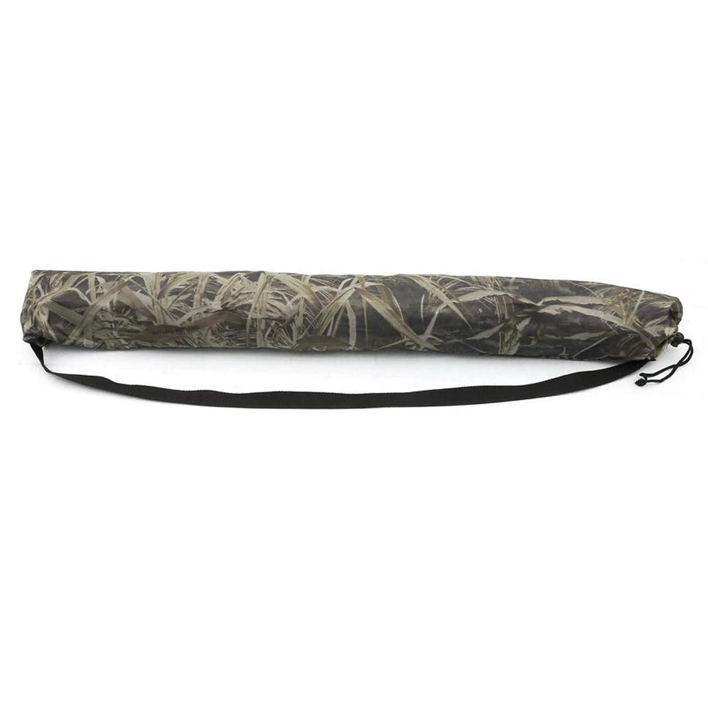 AUSCAMOTEK ground blind packed in camo carry pouch for easy portability.