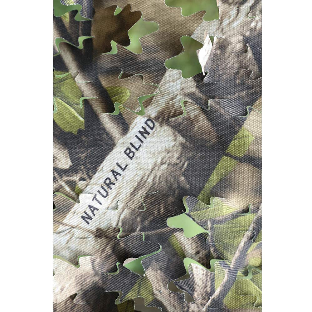 AUSCAMOTEK ground blind turkey-hunting-scene hides hunter in dense vegetation.