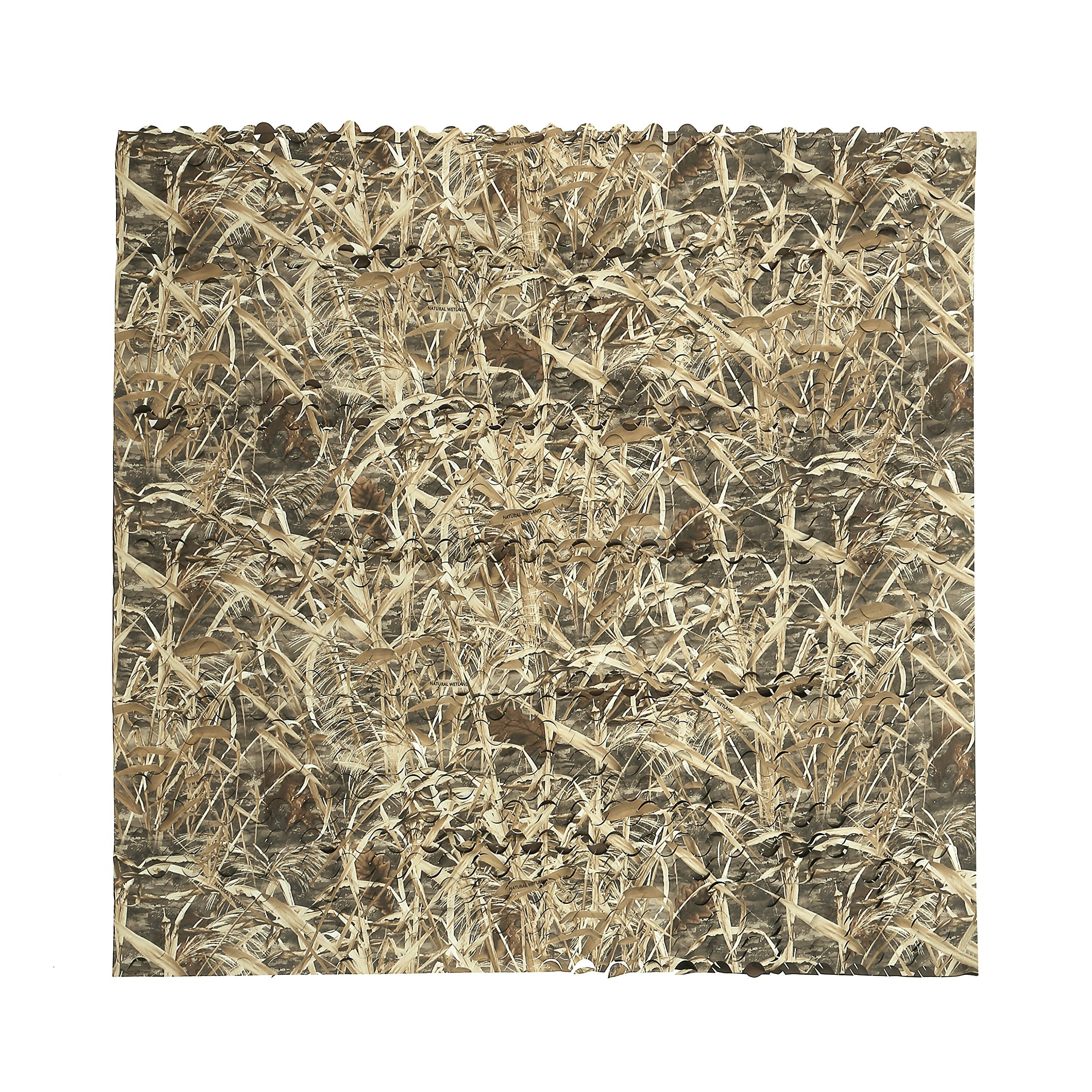 AUSCAMOTEK kayak hunting netting for stealth concealment on watercraft.