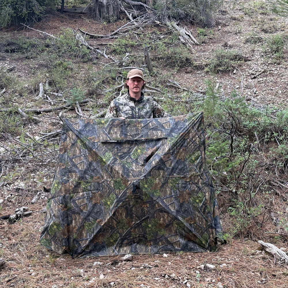AUSCAMOTEK open-field sight-line shows unobstructed view while staying hidden.