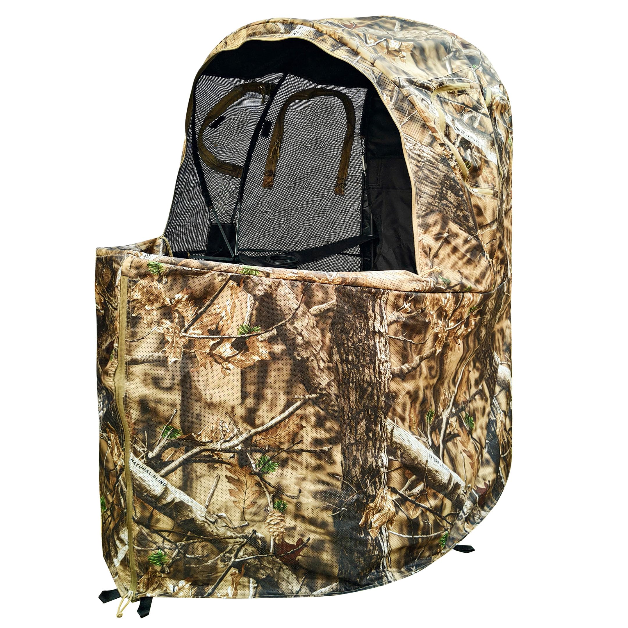 AUSCAMOTEK see-through blind pop-up design enables quick setup in minutes.