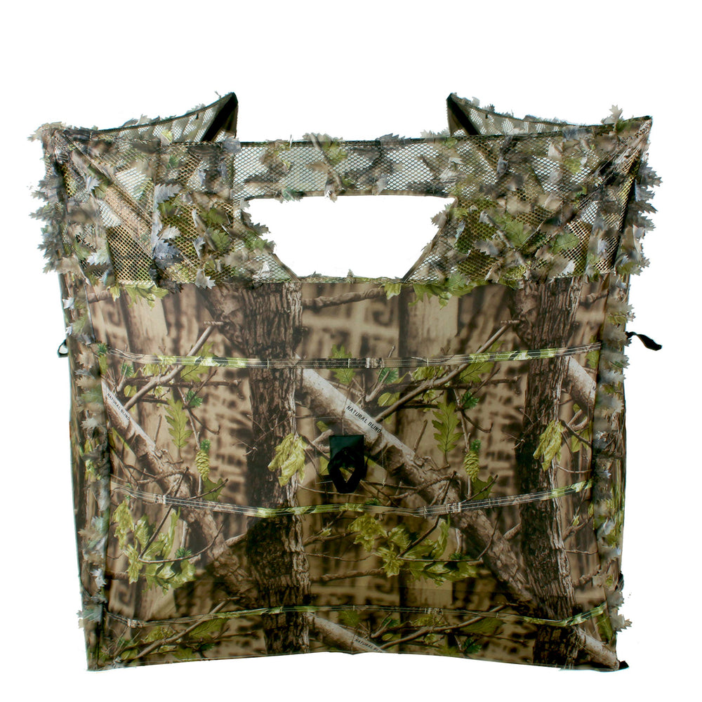 AUSCAMOTEK turkey hunting pop-up blind setup blends into terrain for stealthy approaches.