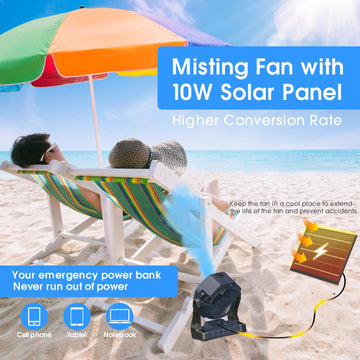 Ausic 10W solar panel demonstrates efficient charging for extended outdoor use