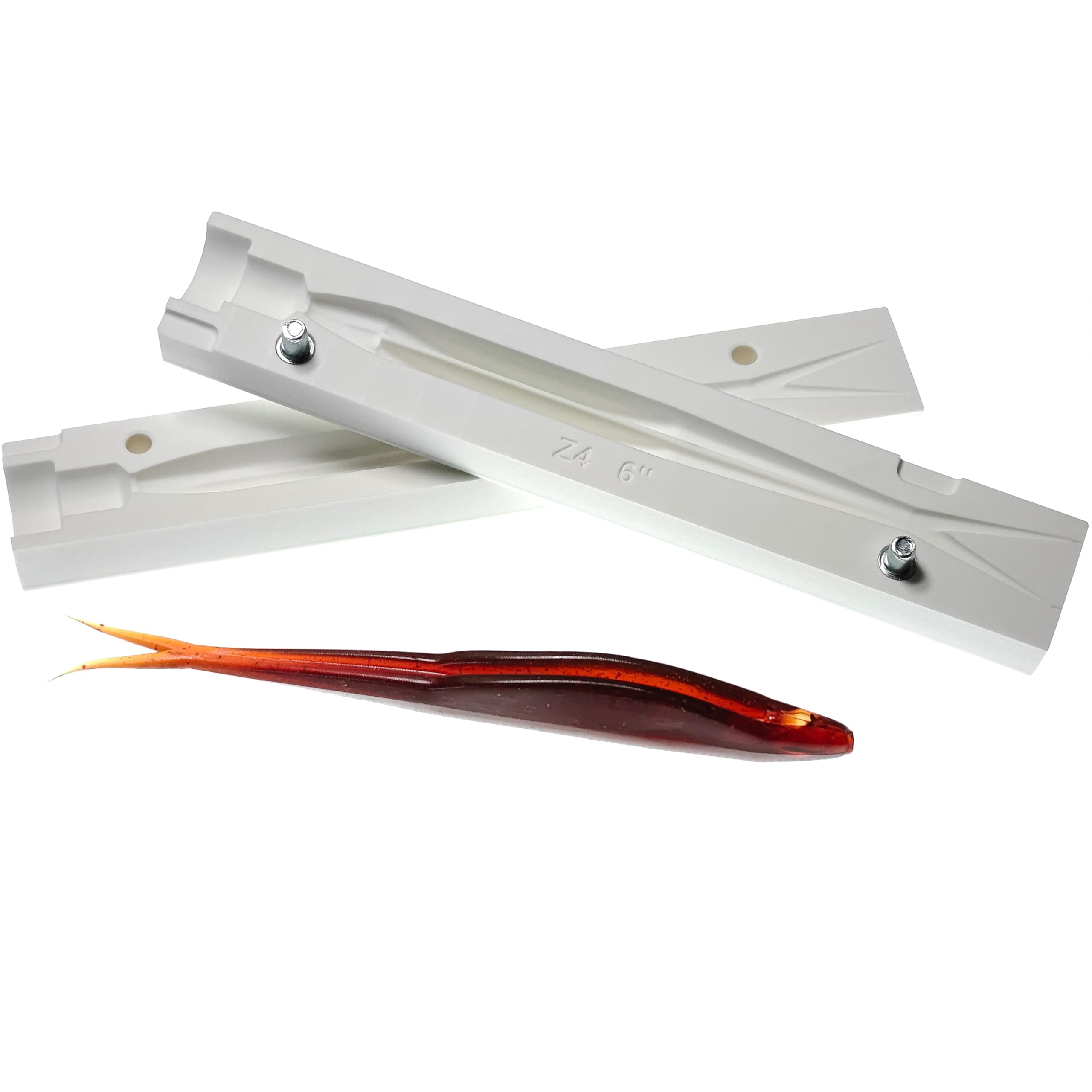 Authentic handmade bait form for Super FlukeFish 6 inch soft plastic lure