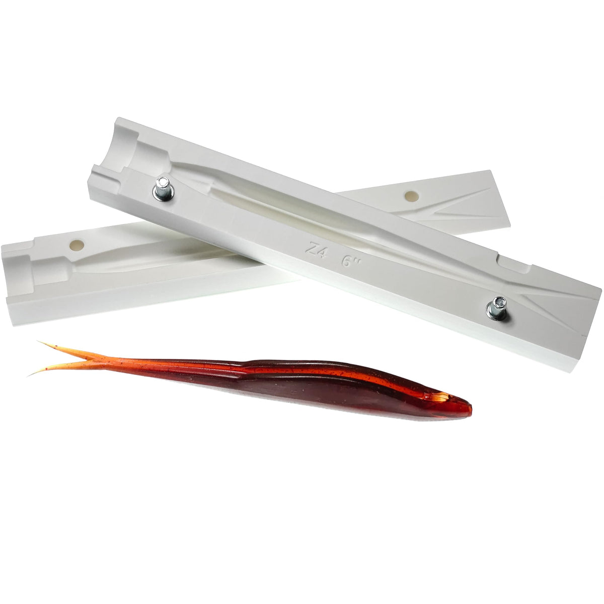 Authentic handmade bait form for Super FlukeFish 6 inch soft plastic lure