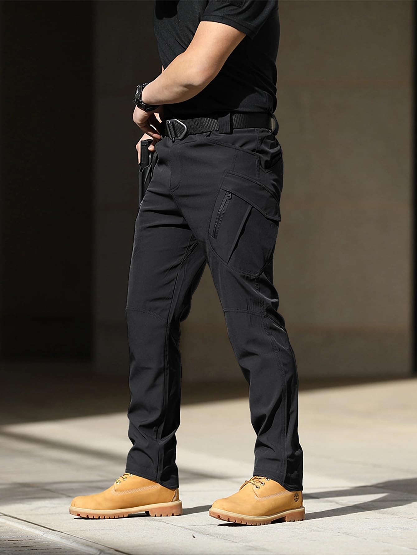 AUTIWITUA men's tactical cargo pants multi-pocket layout for quick tool access