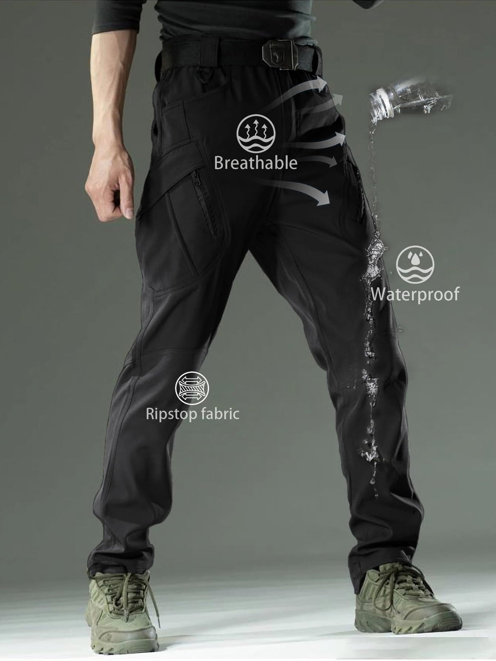 AUTIWITUA men's tactical cargo pants quick-dry performance keeps you comfortable after sweat