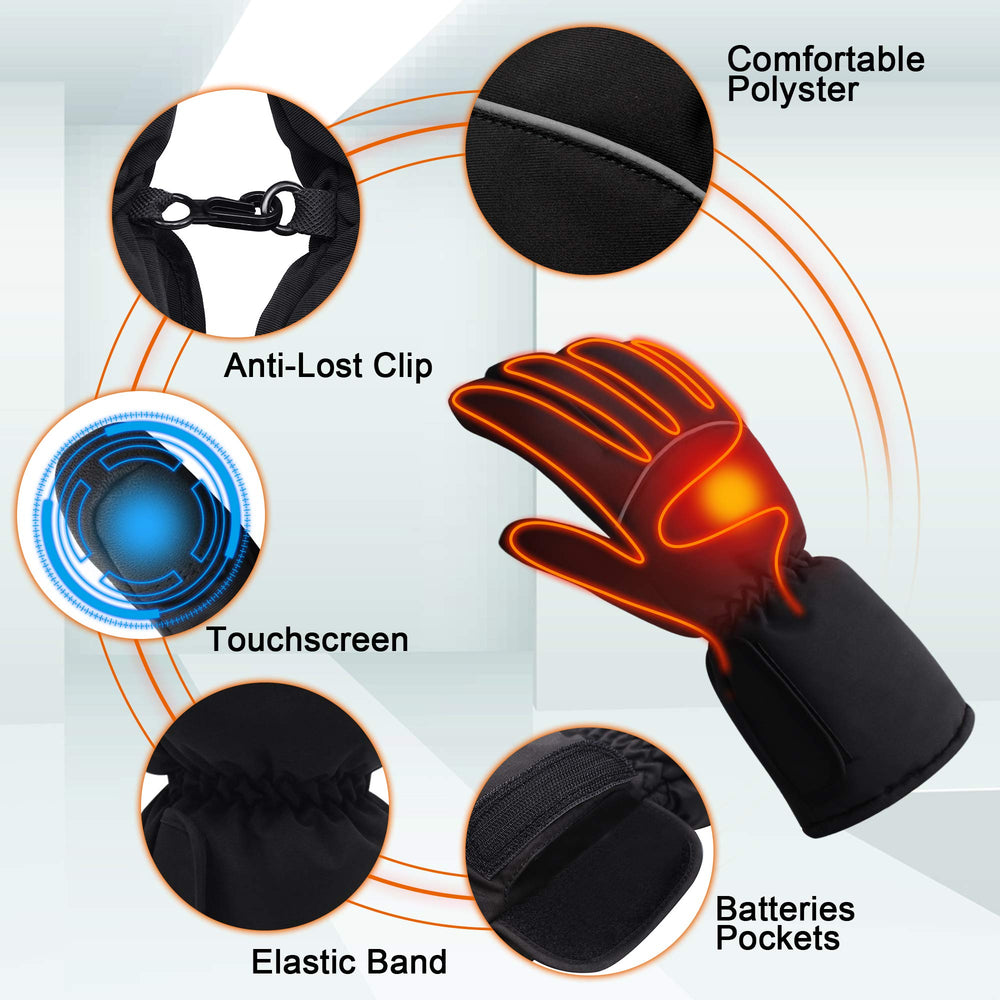 Autocastle gloves with windproof coating protecting hands from wind
