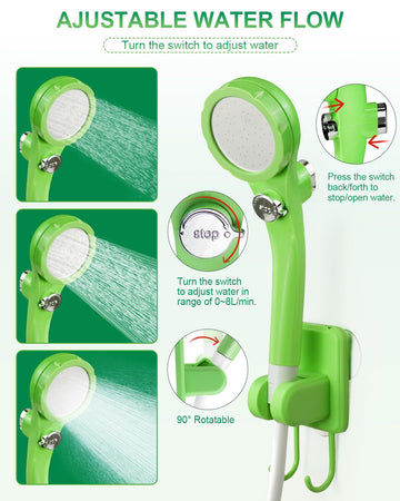 AUTOPkio camping shower suction-base stays stable on uneven grounds.