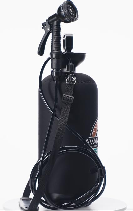 AVANTI CAMP compact portable shower ideal for vanlife and travel