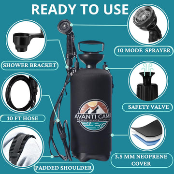 AVANTI CAMP ergonomic shoulder strap for easy carrying on adventures