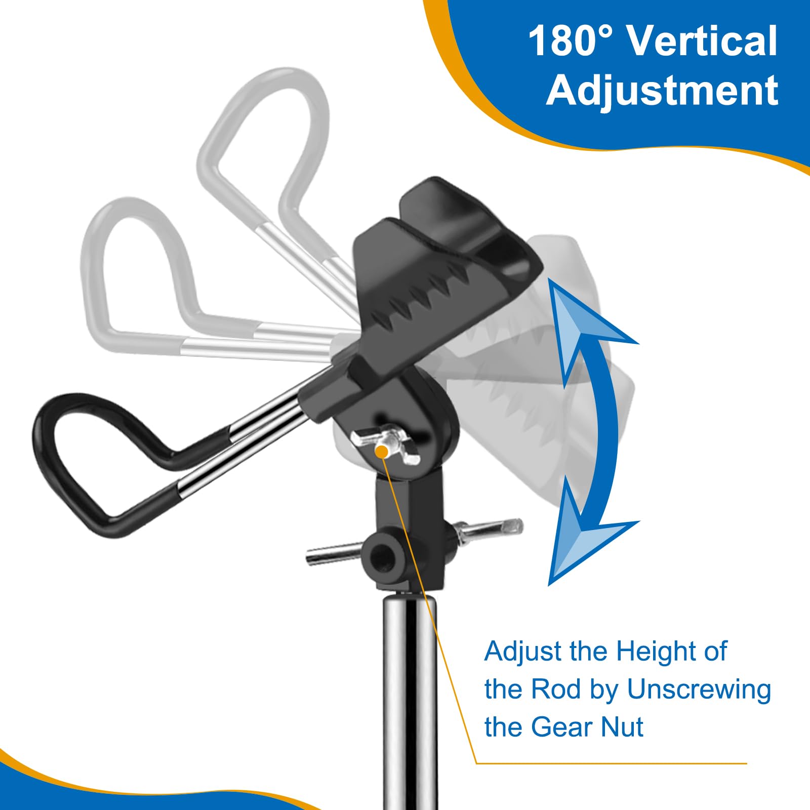 Smooth surface protects fishing rod from scratches