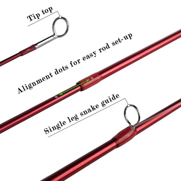 Ergonomic cork handle on Aventik practice fly rod