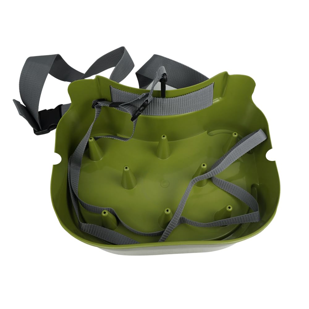 Stripping basket with belt and neck strap for all-day comfort