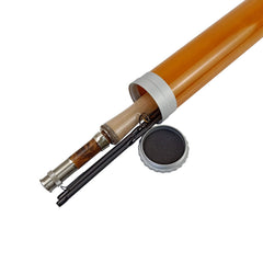 Aventik Eupheng fiberglass rod tube in red offers durable travel protection for 9ft 4-piece rods.