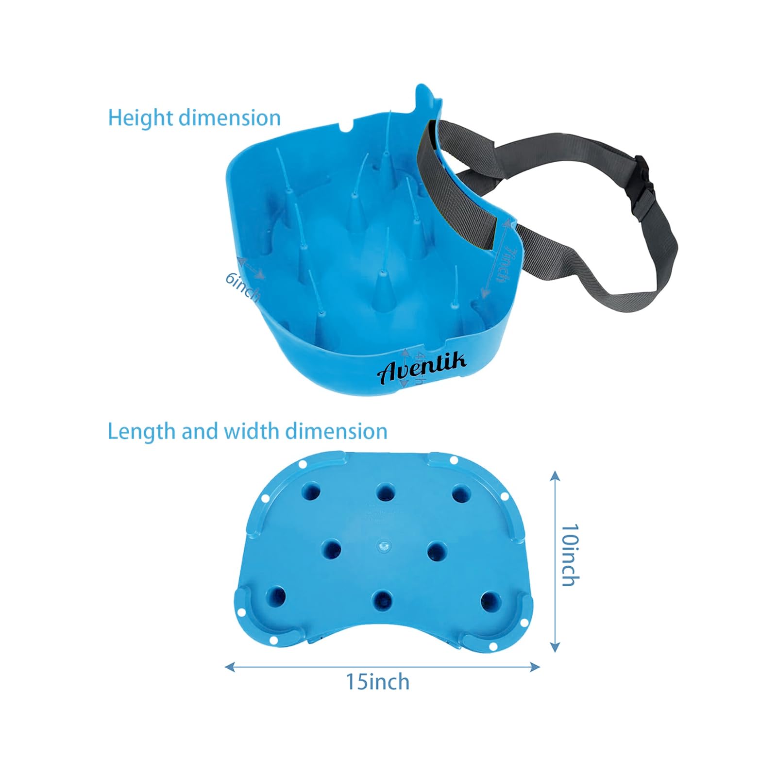 AVENTIK EUPHENG basket with ergonomic belt and neck strap for all-day comfort