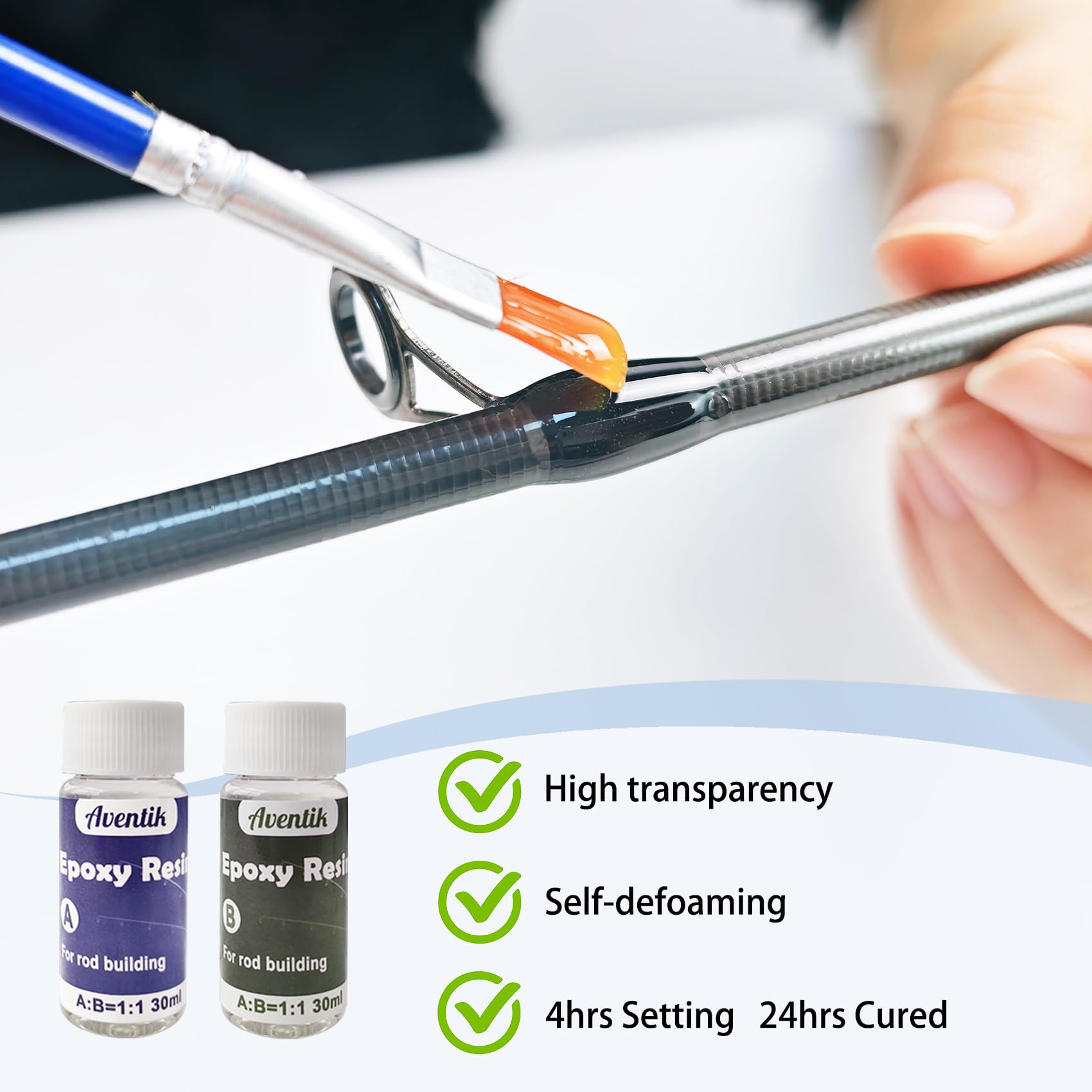 Aventik rod repair kit clipper and accessories