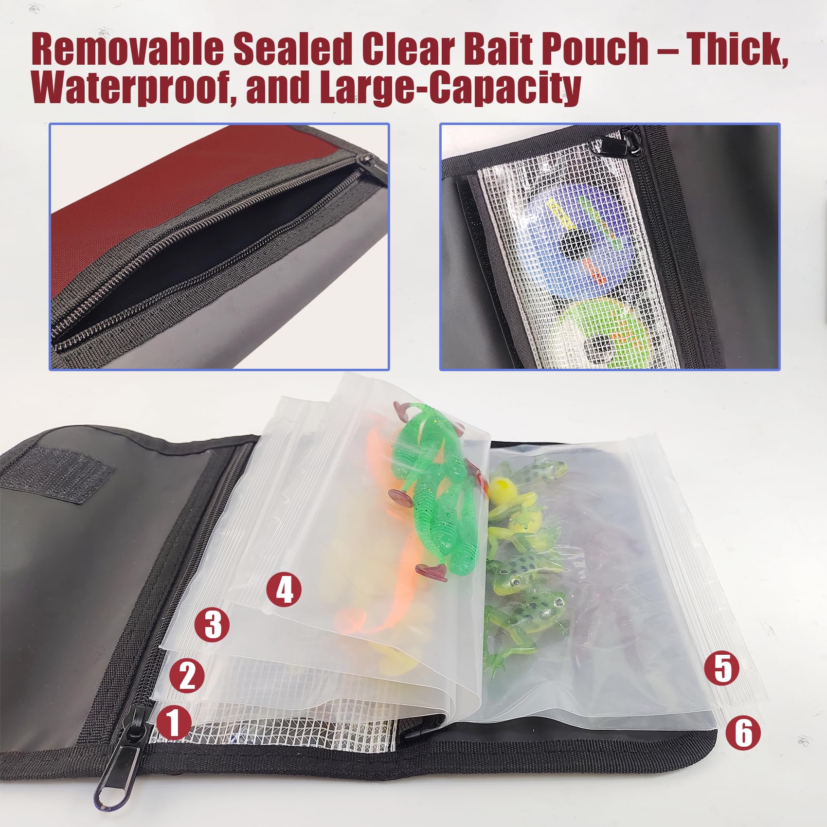 Carabiner attachment and secure closures on Aventik case