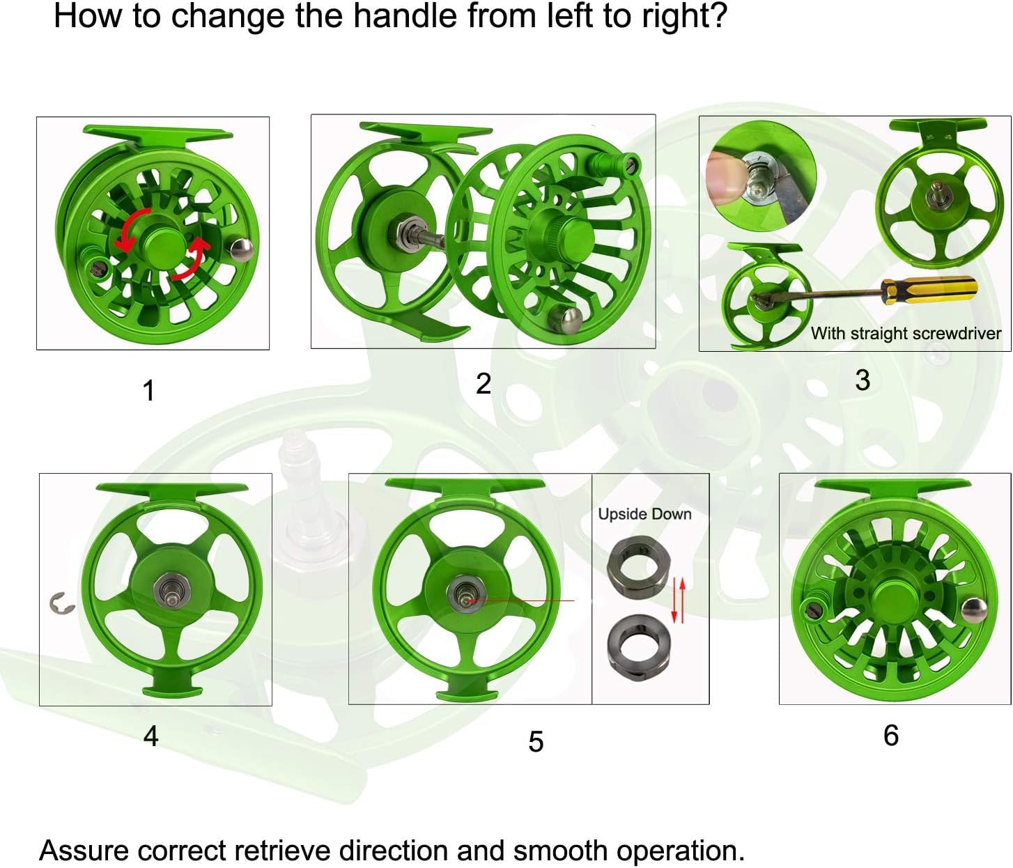 Aventik FLK II reel left-right hand change enables versatile setups.