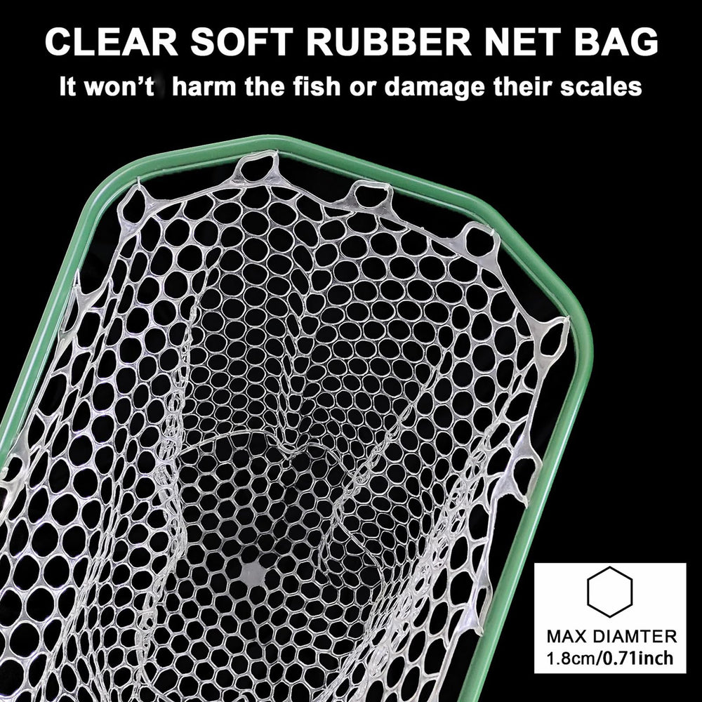 Aventik magnetic clip lanyard keeps the net within reach on the boat or bank.
