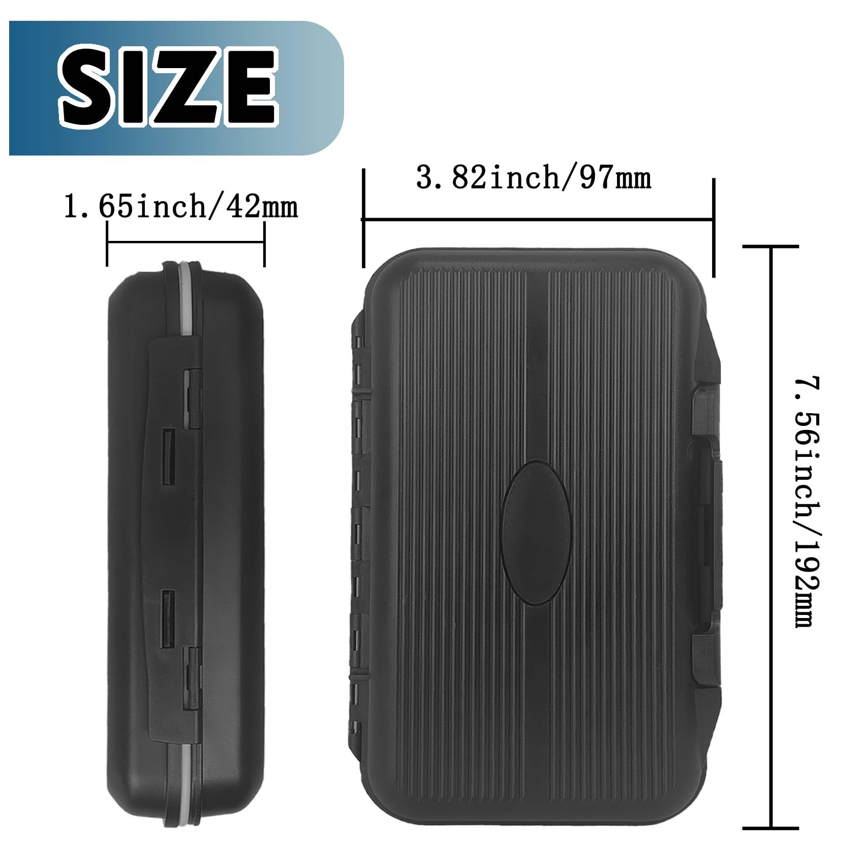 Hinged snap-tight lid with waterproof gasket