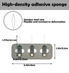 Threader passing line through a small hook (#8-#20)