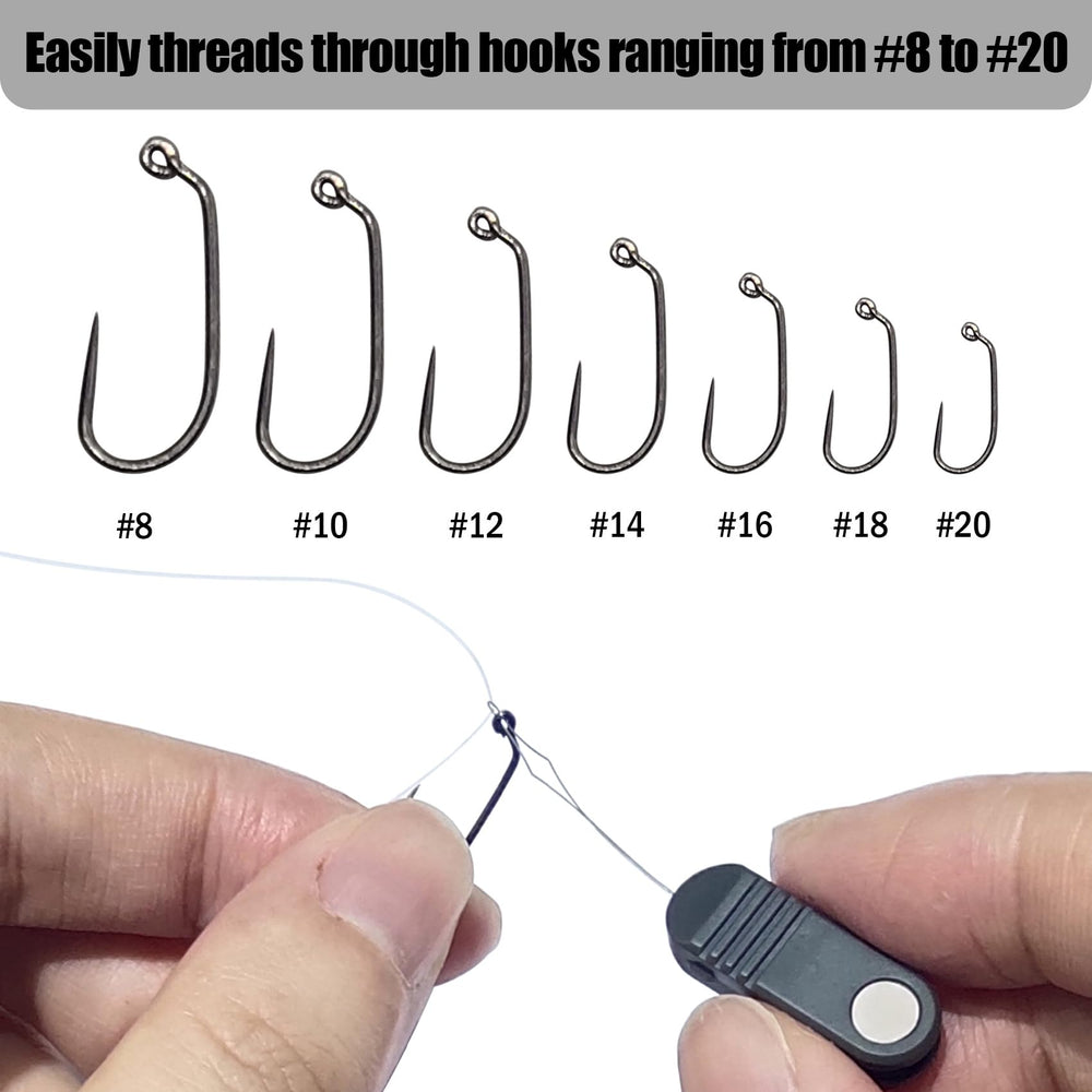 Aventik Hook Threader Set displayed in tackle box setup