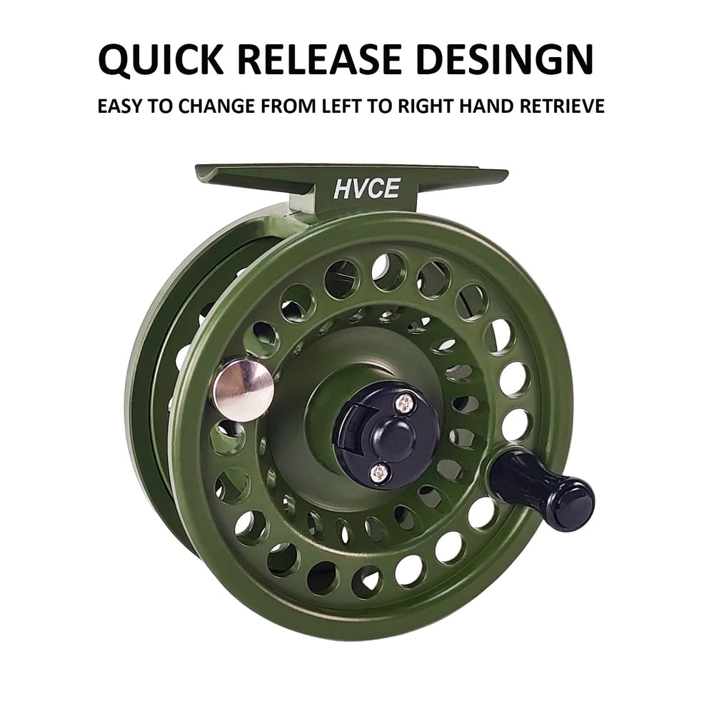 Aventik HVCE graphite fly reel spool extras close-up with spare polycarbonate spool.