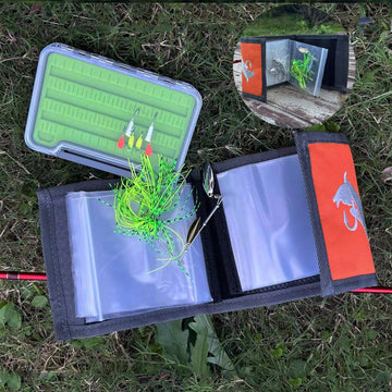 Two orange Aventik leader wallets in a 2-pack