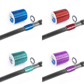 Aventik metallic thread spool - green color