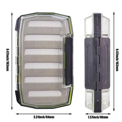 Durable box with PC lids and ABS body