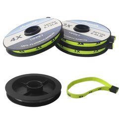 Retainer band keeps the tippet line tightly spooled and protects from UV exposure
