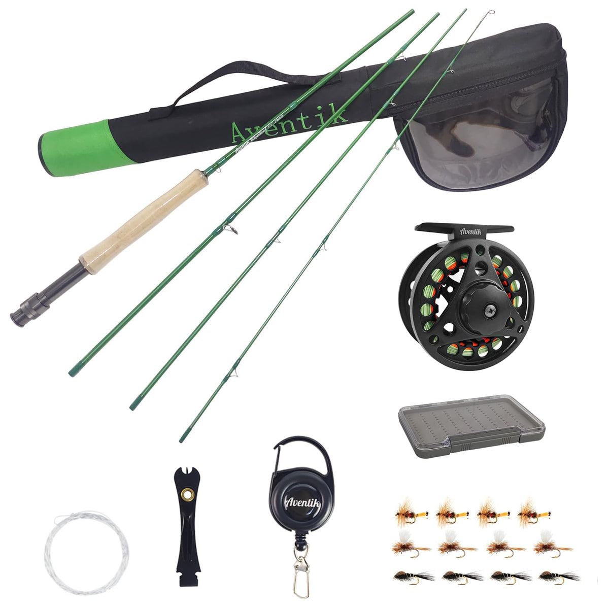 Aventik Riverbend rod and reel setup, ideal for smooth beginner casting on rivers.