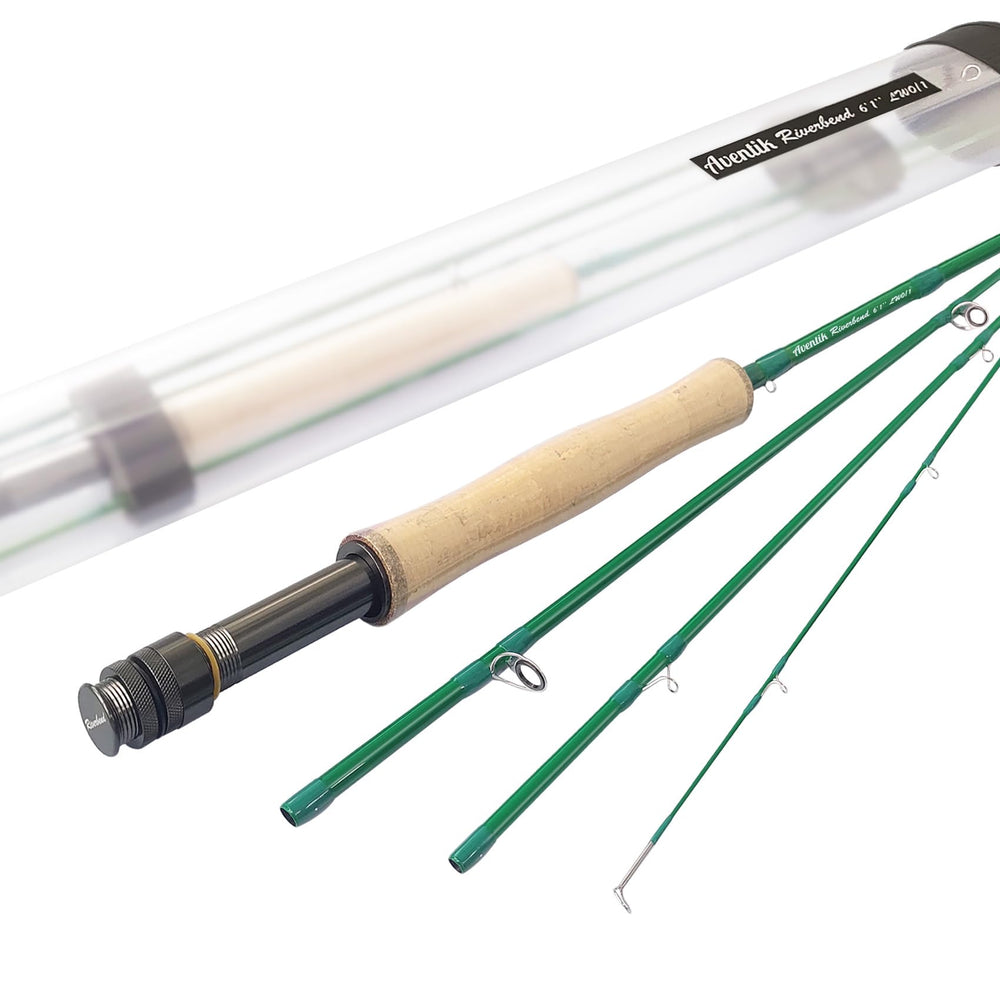 Aventik Riverbend rod blank shows strong IM8 graphite for durability and responsiveness.