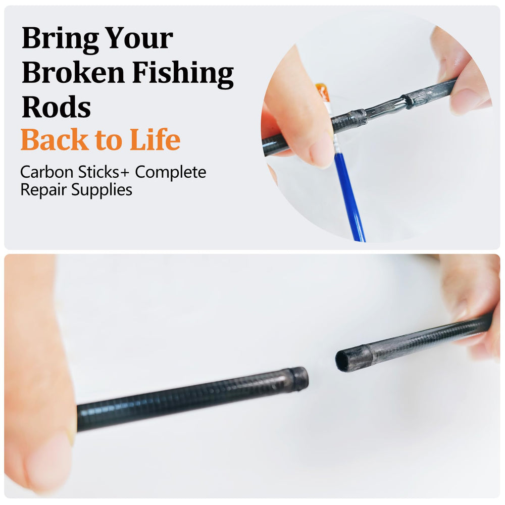 Portable repair kit stored in a tackle box or vehicle