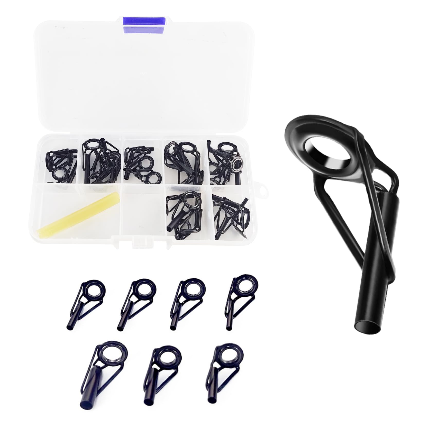 Aventik 35-piece rod tip repair kit with storage box