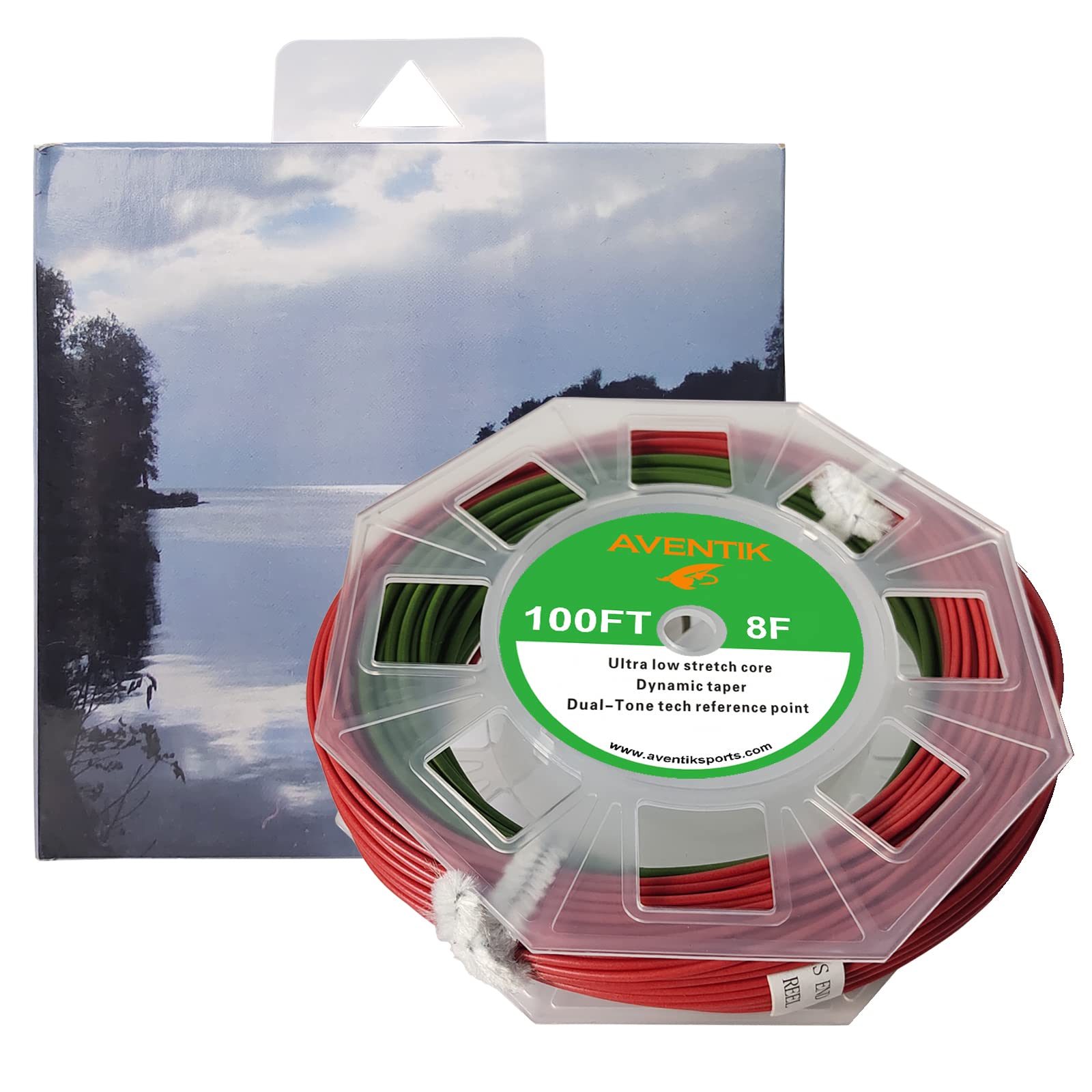 Aventik saltwater floating fly line WF12F, 33ft, aggressive head