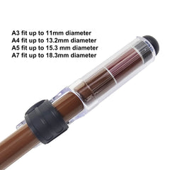 Close-up of Aventik Tenkara Rod Cap showing secure fit on a Tenkara rod