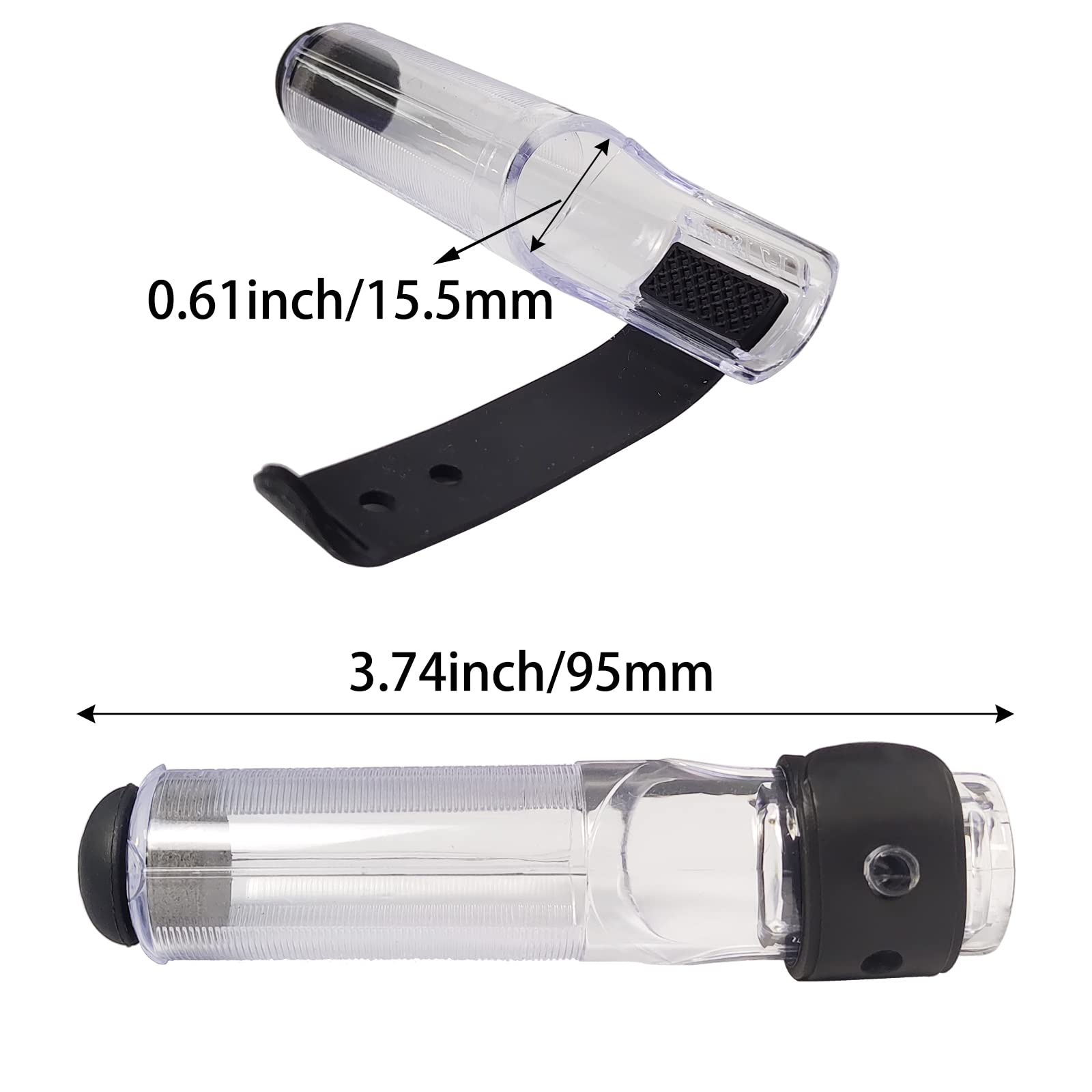 Size options A3, A4, A5, A7 for rod cap compatibility