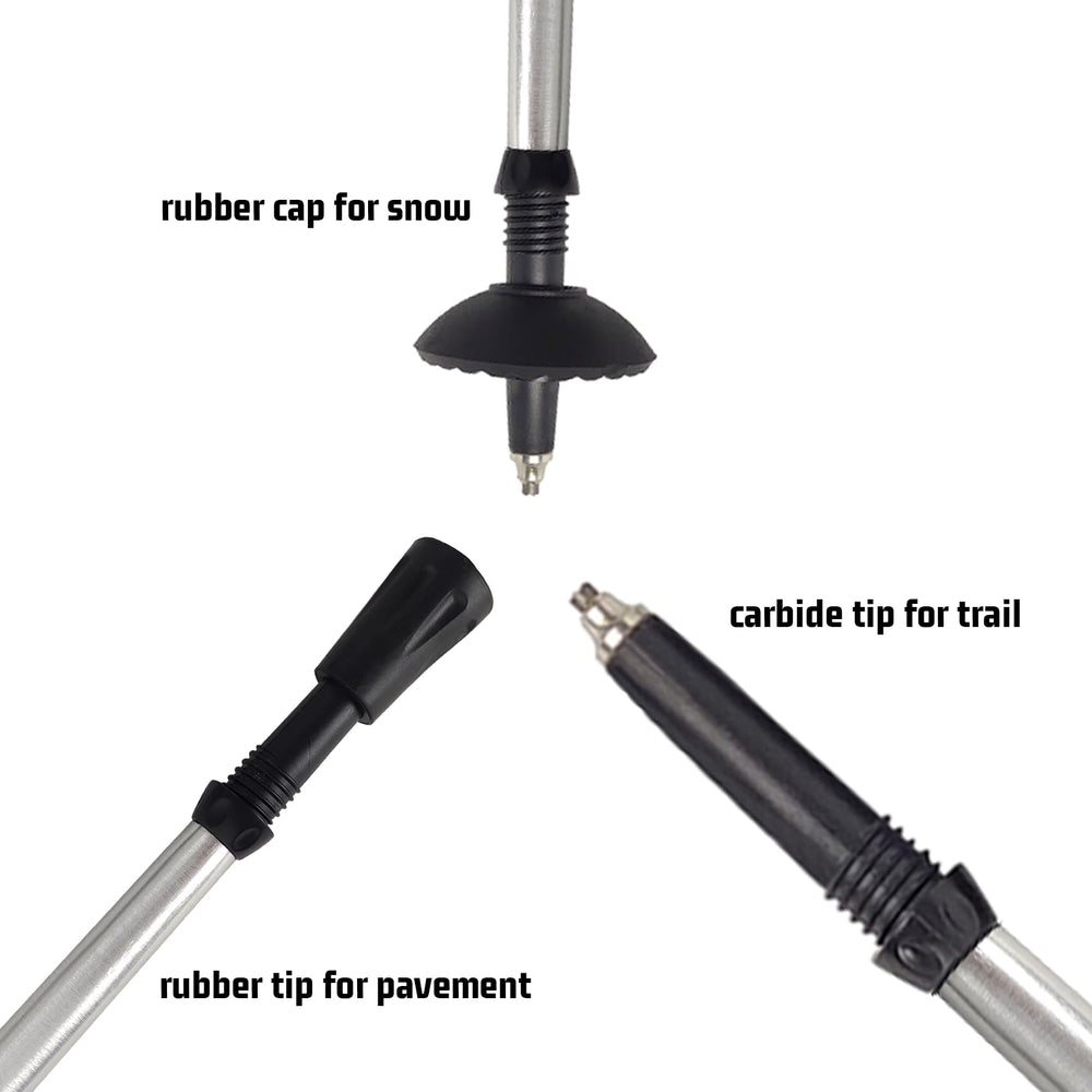 Aventik wading staff belt loop attachment for quick access.