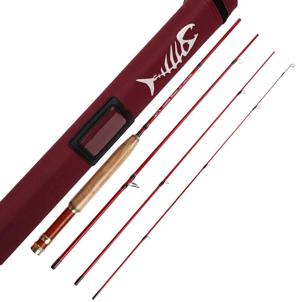 Aventik Whisperer 6ft 01wt compact rod in travel-ready setup for travel anglers.