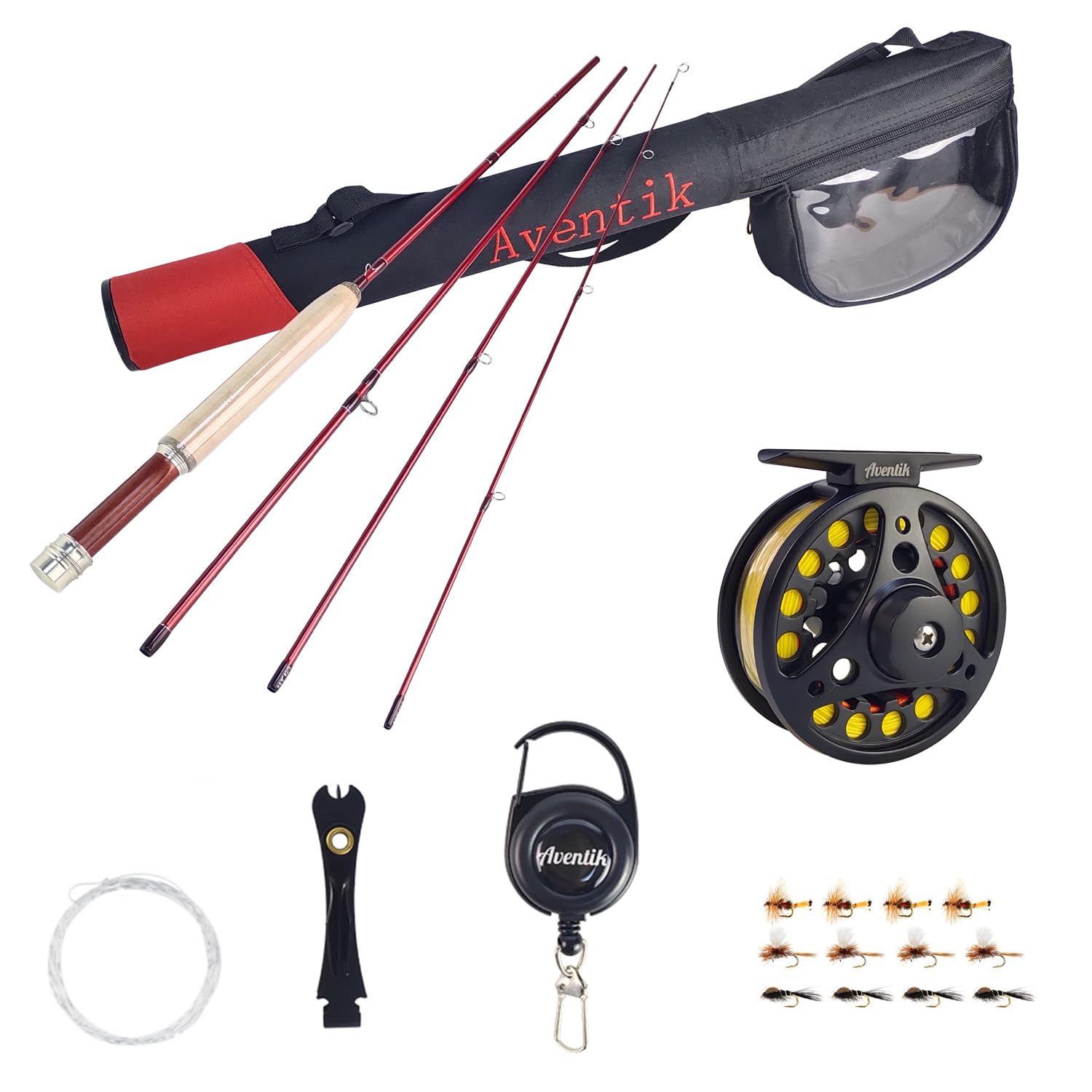 Aventik Whisperer rod casting action offers beginner-friendly, responsive line control for smooth casts.
