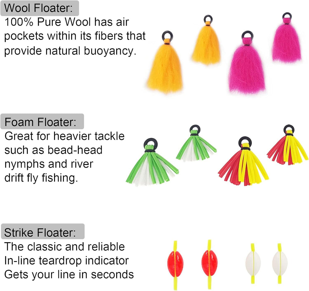 Aventik Wool fly fishing indicator in brown
